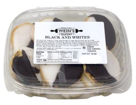 Weins Black and White Cookies 12 OZ