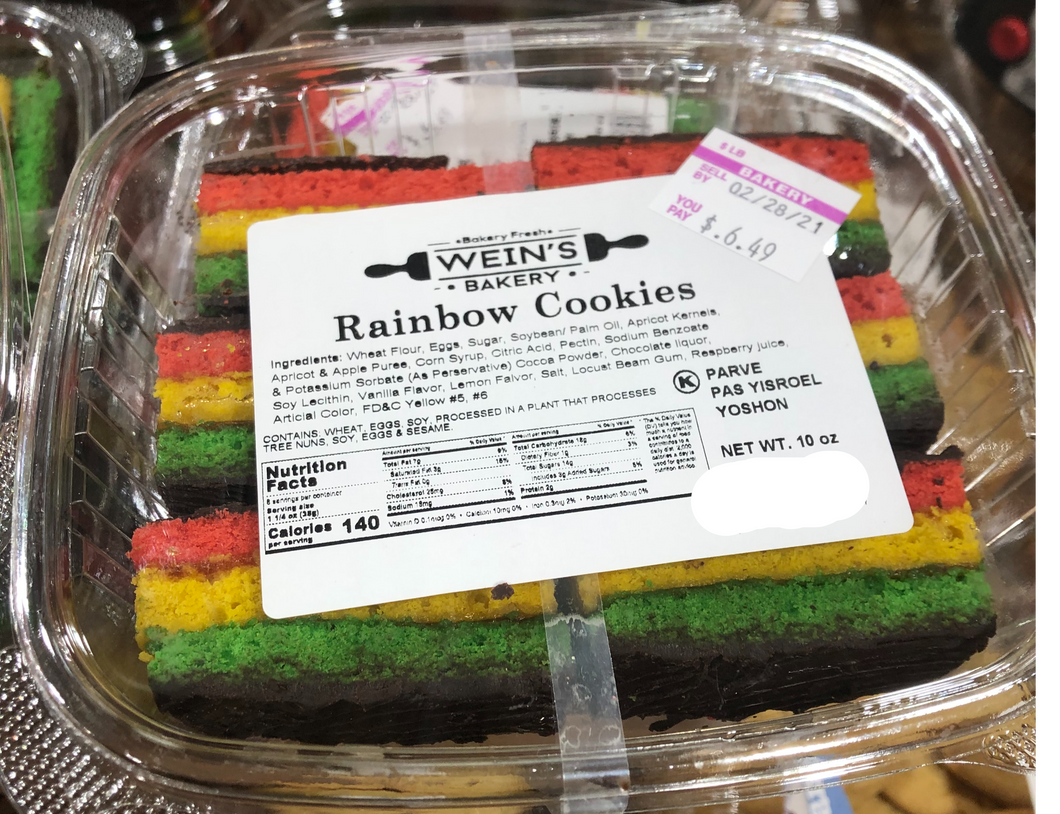 Wein's Rainbow Cookies 10 OZ